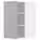 METOD Навесной шкаф с полками - белый/Havstorp светло-серый 40x60 см