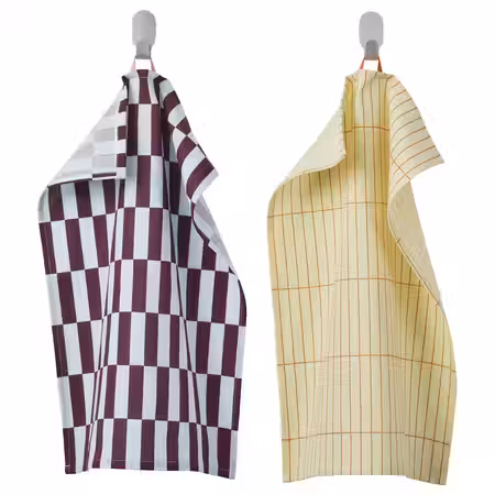 SPJUTLILJA Полотенце кухонное - разноцветный/с рисунком 35x50 см