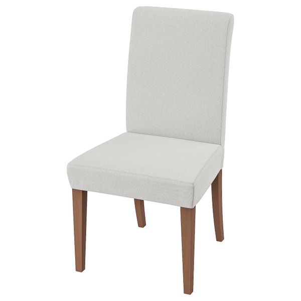 Стул, коричневый/Оррста светло-серый IKEA ХЕНРИКСДАЛЬ 092.177.74 - фото 7