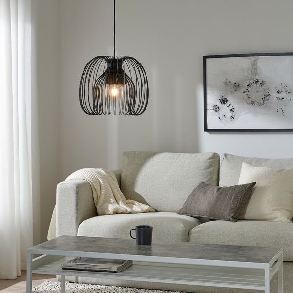 Подвесной светильник с лампочкой IKEA TRÅDFRI ТРОДФРИ, KALLFRONT КАЛЛЬФРОНТ 095.201.95 - фото 1