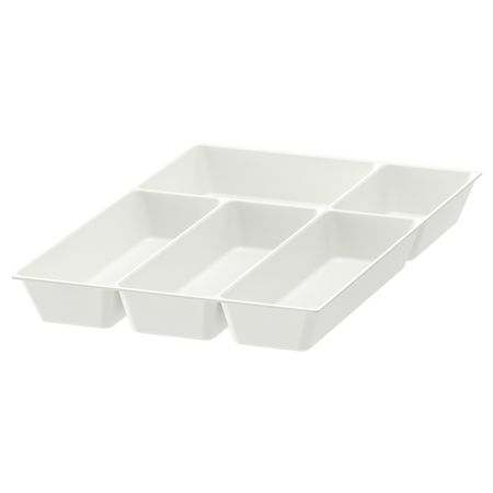 Лоток для столовых приборов, белый 32x50 см IKEA UPPDATERA УППДАТЕРА 804.863.71
