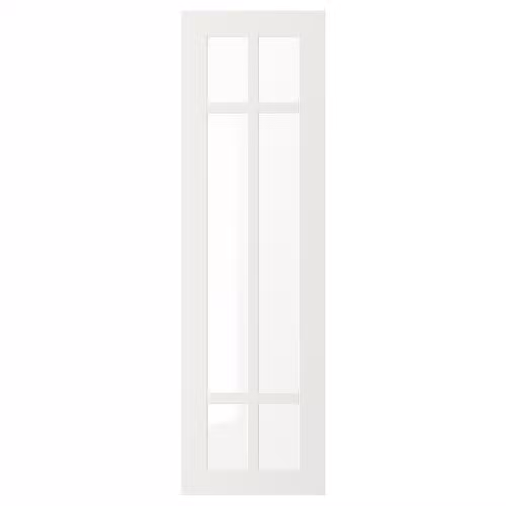 STENSUND Стеклянная дверь - белый 30x100 см - фото 1