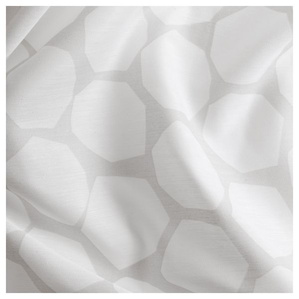 Гардины, 1 пара ФЛОНГ, серый (145x300 см) - схема-чертеж с размерами