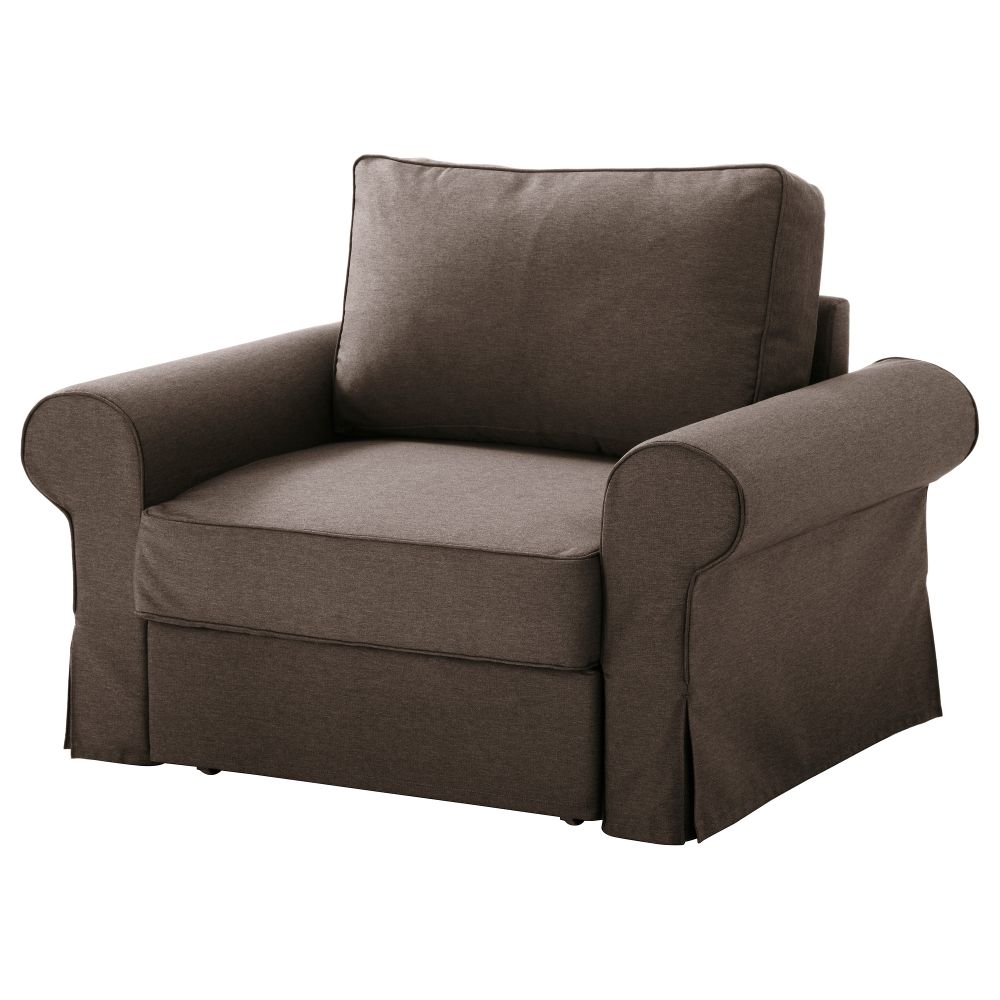 Кресло-кровать БАККАБРУ / МАРИЕБЮ, Йонсбуда коричневый - фото 1