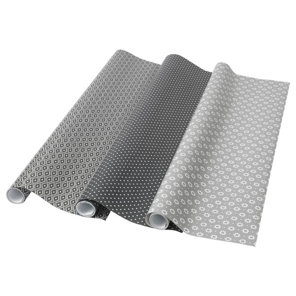 Рулон оберточной бумаги ВИНТЕР 2015, серый (3x0.7 м) - схема-чертеж с размерами