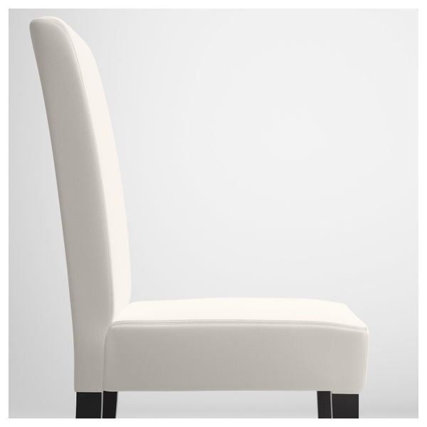 Стул ХЕНРИКСДАЛЬ, коричнево-чёрный, Грэсбу белый - фото 4