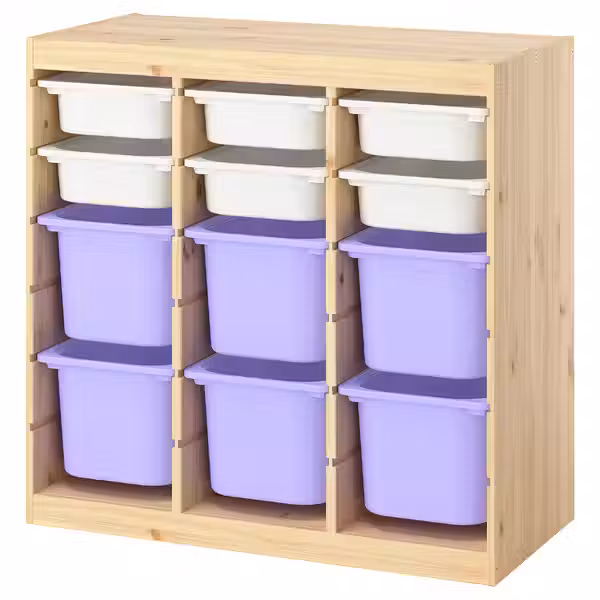 TROFAST Комбинация д/хранения+контейнеры - фото 1