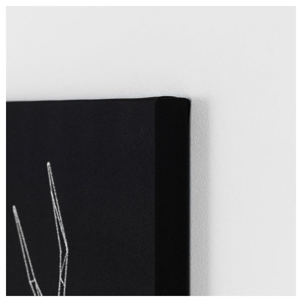 Картина ПЬЕТТЕРИД, Серебряный олень (56x56 см) - фото 3