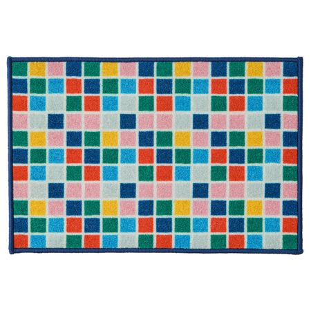 Придверный коврик для дома, разноцветный 40x60 см IKEA LYSABILD ЛЮСАБИЛЬД 704.810.10