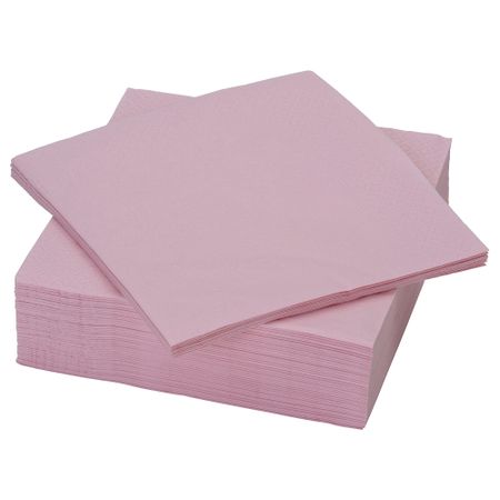 Салфетка бумажная, розовый, 33x33 см IKEA FANTASTISK ФАНТАСТИСКISK ФАНТАСТИСК 605.936.59