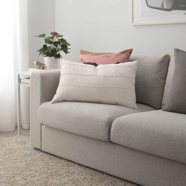 Подушка, светло-розовый 40x65 см IKEA ХАРЁРТ 504.094.83 - фото 2