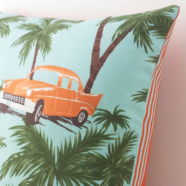 Чехол на подушку, синий/разноцветный 50x50 см IKEA СОММАР 2020 304.675.77 - фото 5