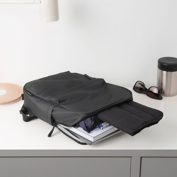 Подушка на стул, черный 37x37x1.8 см IKEA HERDIS ГЕРДИС 304.165.97 - фото 2