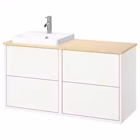 HAVBÄCK / ORRSJÖN ОРРШЁН Шкаф п-раковину/раковина/смеситель