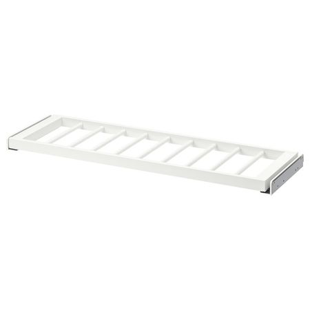 KOMPLEMENT Выдвижная вешалка для брюк - белый 100x35 см