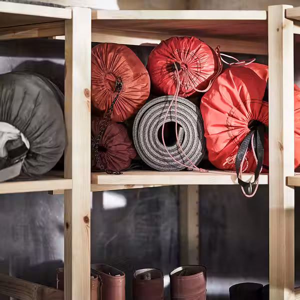 IVAR 4 секции/угловой - сосна 229/144x30x179 см - фото 7