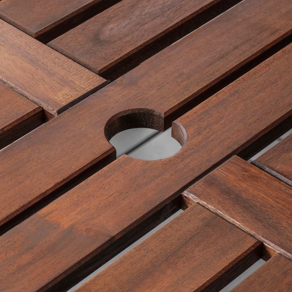 Стол+8кресел, для сада коричневая морилка IKEA ÄPPLARÖ ЭПЛАРО 192.898.12 - фото 6