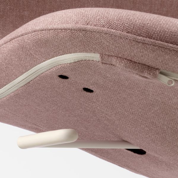 Конференц-стул, Гуннаред светлый коричнево-розовый/белый IKEA LÅNGFJÄLL ЛОНГФЬЕЛЛЬ 793.863.39 - фото 6