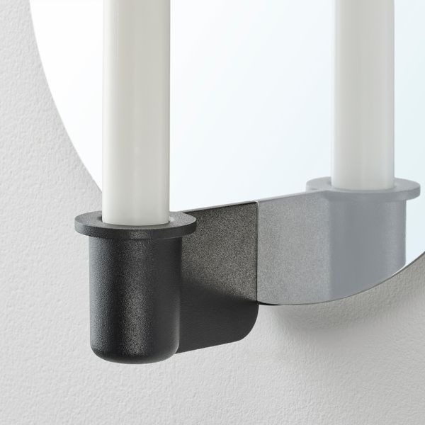 Подсвечник настенный, черный IKEA ВЭРМЕР 304.405.59 - фото 2