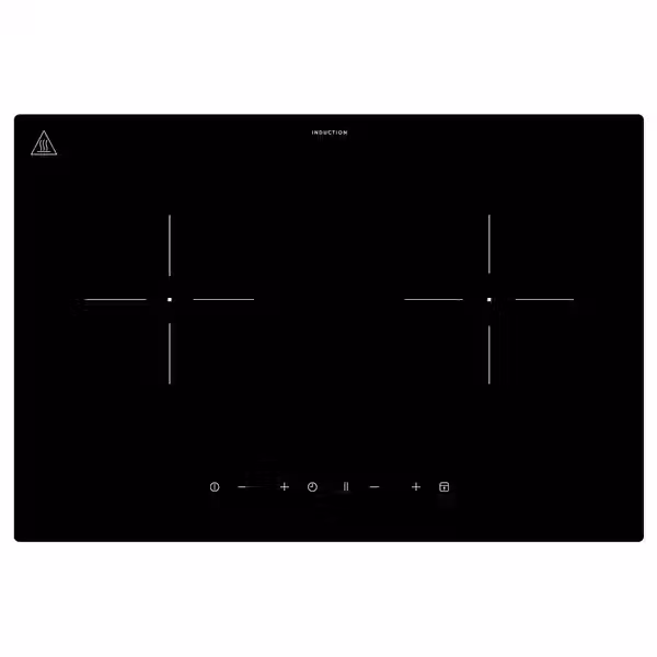 LAGAN Индукц варочн панель - встраиваемая 2 конфорки/чёрный - фото 1