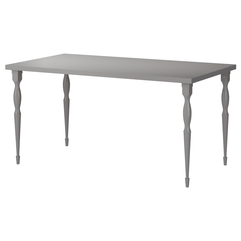 Стол ЛИННМОН / НИПЕН, серый (150x75 см) - фото 1