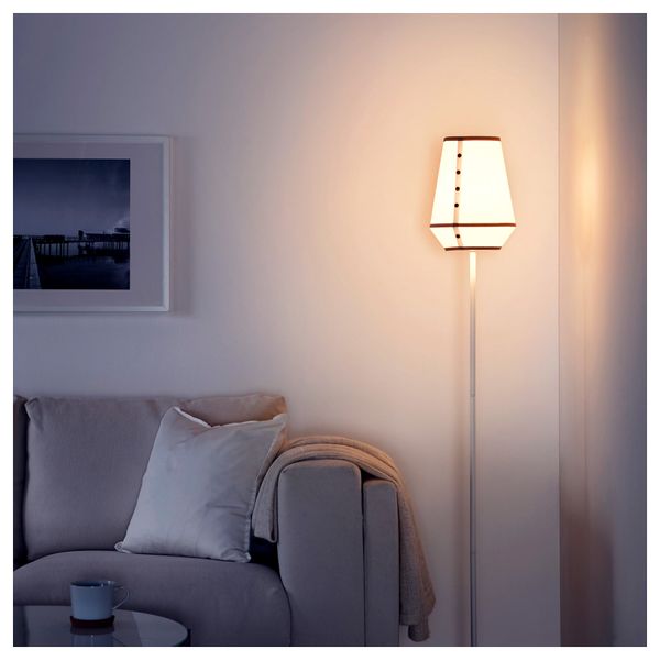 Абажур СУНДБЭККЕН, белый (23 см) - схема-чертеж с размерами