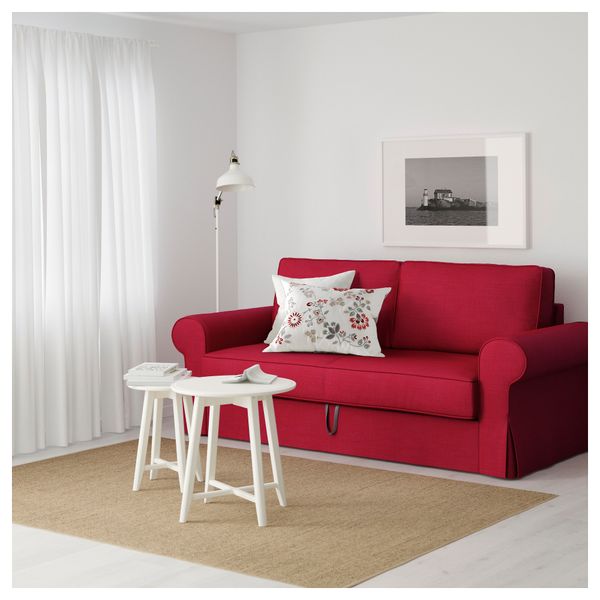 Диван-кровать 3-местный БАККАБРУ, Нордвалла красный - фото 2