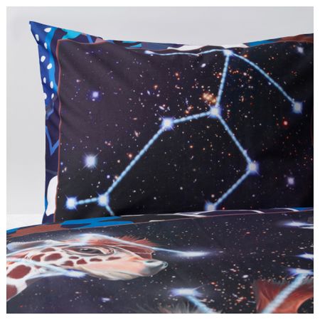 Пододеяльник и 1 наволочка СТУНСИГ, жираф (150x200/50x70 см)