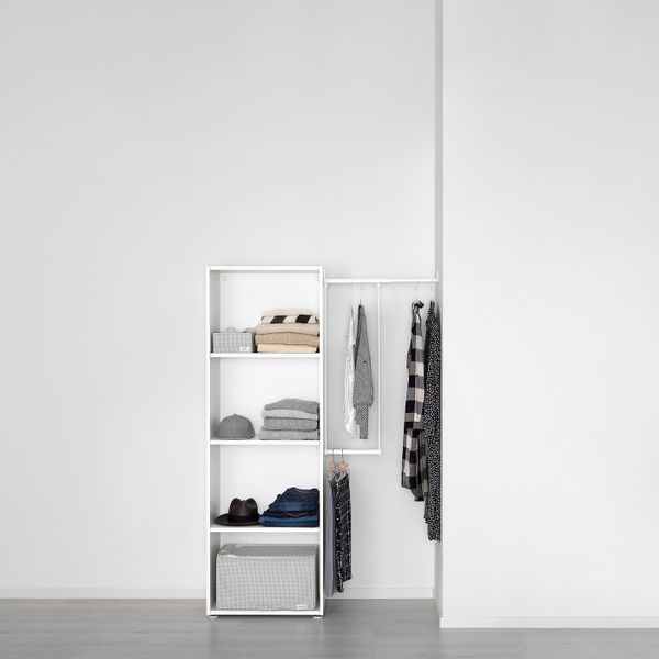 Гардероб, белый/Фоннес белый 95-120x42x181 см IKEA OPPHUS ОПХУС 992.401.62 - фото 4