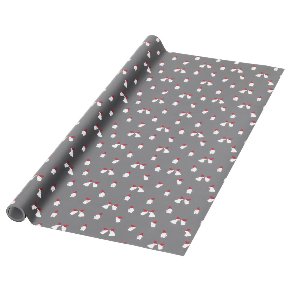 Рулон оберточной бумаги ВИНТЕР 2016, серый, Санта Клаус (5x0.7 м) - фото 1
