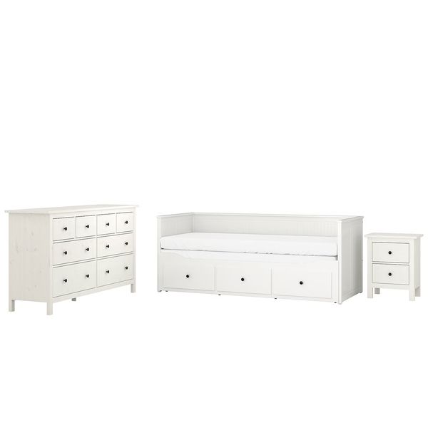 HEMNES Комплект мебели д/спальни, 3 предм. - фото 1