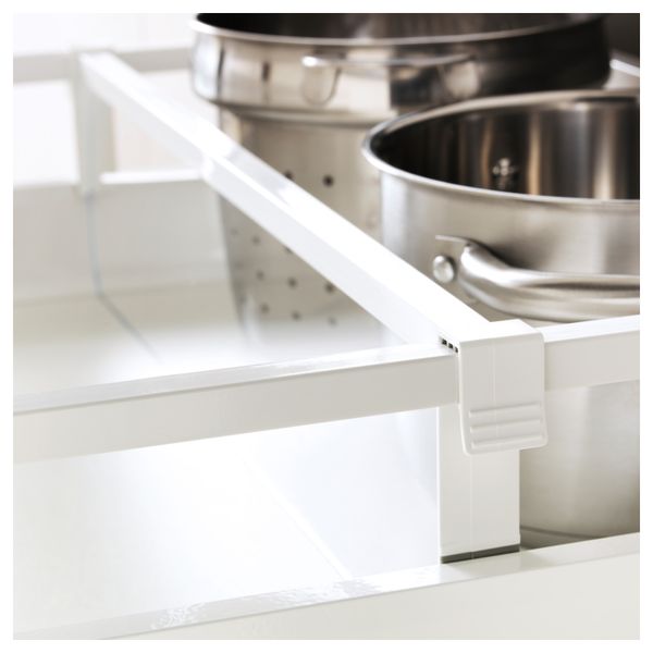 Разделитель для среднего ящика МАКСИМЕРА, белый, прозрачный - фото 4