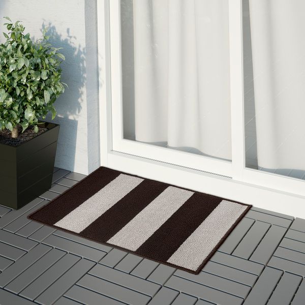 Придверный коврик, бежевый, коричневый 40x60 см IKEA СТАВН 603.940.23 - схема-чертеж с размерами