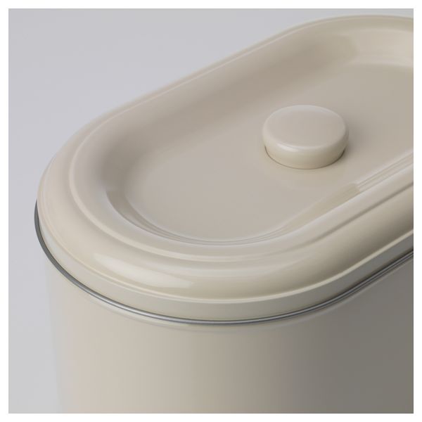 Набор банок, 2 шт БЕРОМЛИГ, бежевый - схема-чертеж с размерами