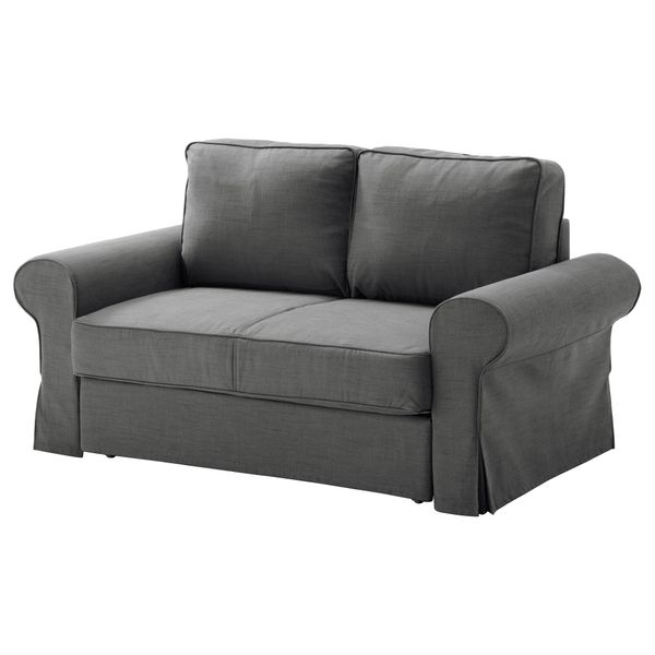 Диван-кровать 2-местная БАККАБРУ / МАРИЕБЮ, Сванби серый - фото 1