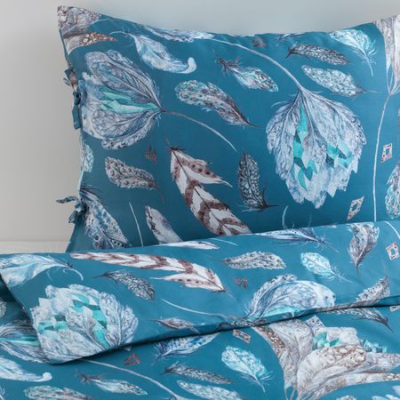 Пододеяльник и 2 наволочки, разноцветный 200x200/50x70 см IKEA KRYDDSALVIA КРЮДДСАЛЬВИА 804.309.68