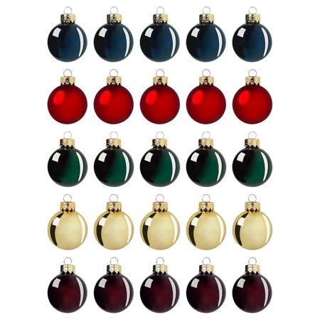 Украшение, шар, стекло разные цвета 3.5 см IKEA VINTER 2020 ВИНТЕР 2020 004.751.35