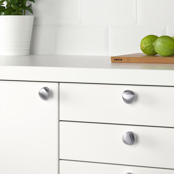 Ручка мебельная, серебристый 35 мм IKEA КЛАККБЕРГ 203.731.74 - фото 2