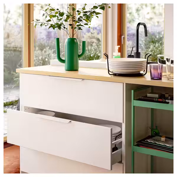 NISSAFORS Тележка - светло-зеленый 50.5x30x83 см - фото 4