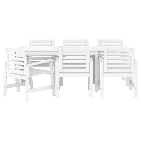 Стол + 6 кресел, для сада ЭПЛАРО, белый
