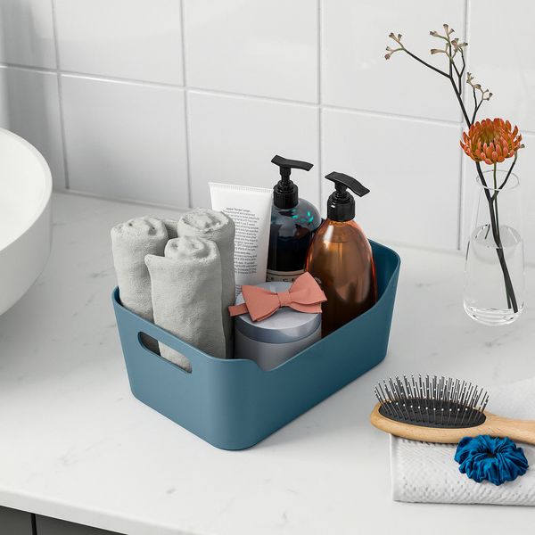 UPPDATERA Контейнер - серо-синий 24x17 см - фото 4