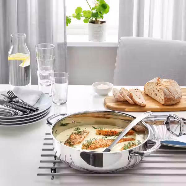 IKEA 365+ Сотейник/сковорода - нержавеющ сталь 28 см - фото 3