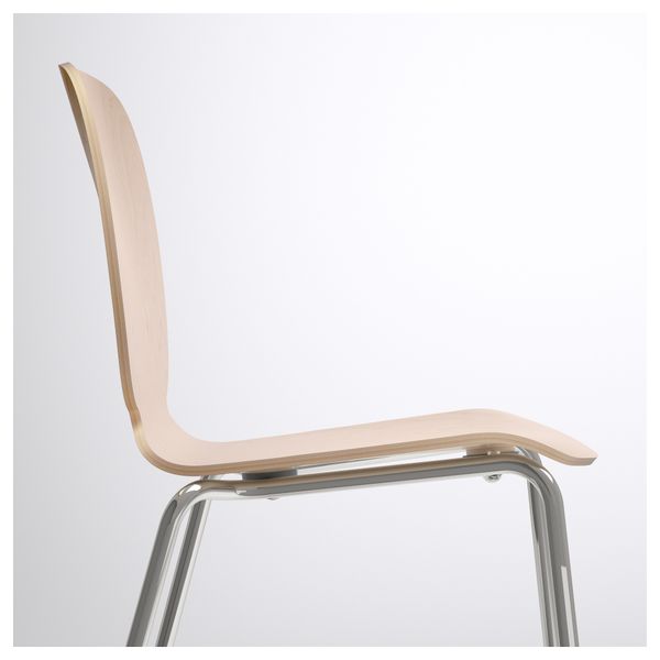 Стул СВЕН-БЕРТИЛЬ, береза, Брур-Инге хромированный - фото 4