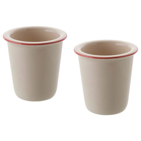 Кружка, бежевый, 13 сл IKEA ВЭРМЕР 604.406.71 - фото 1