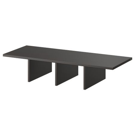 Вставка в полку КОМПЛИМЕНТ, черно-коричневый (100x35x19 см)