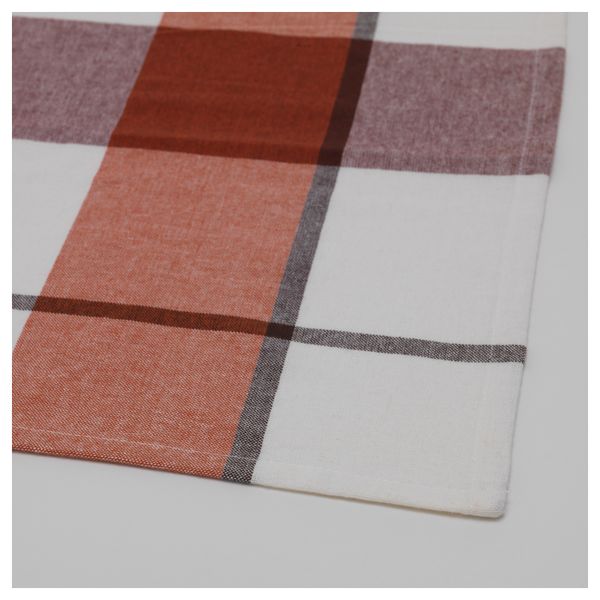 Скатерть РУТИГ, клетчатый орнамент красный (145x240 см) - схема-чертеж с размерами