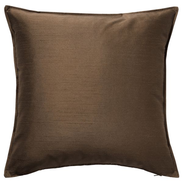 Чехол на подушку ХЕНРИКА, классический коричневый (50x50 см) - фото 2
