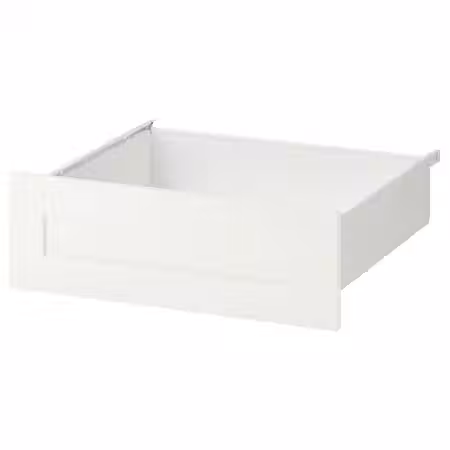 SANNIDAL Ящик - белый/белый 60x57x20 см