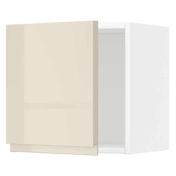 Навесной шкаф, белый, Voxtorp глянцевый светло-бежевый, 40x40 см IKEA METOD МЕТОД 094.608.94 - фото 2