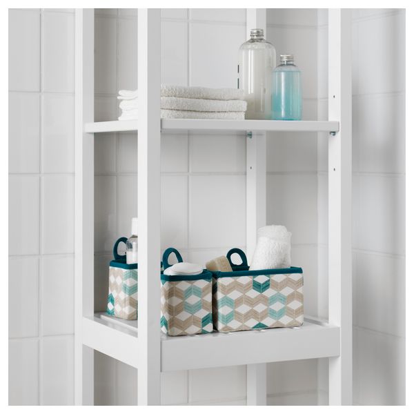 Подвесная корзина, 3 шт. НОТУДДЕН, графический, разноцветный - фото 2